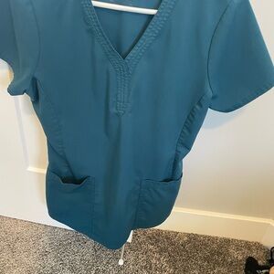 Healing Hands Caribbean Blue 3-Tops Med, 1-med pant